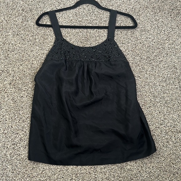 Eileen fisher black slik top size XS - Picture 7 of 7